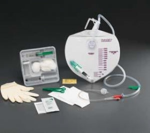 CR Bard LUBRI-SIL I. C. drainage bag Foley Tray - Foley Catheter Tray with URO-PREP Tray, 14 Fr - 300414A