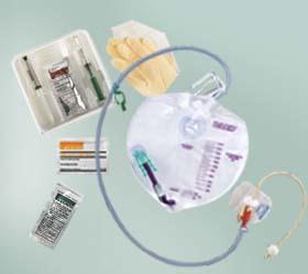 LUBRI-SIL I. C. COMPLETE CARE Drain Bag Foley Tray by CR Bard