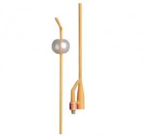 CR Bard Bardex Latex Intermittent Catheters - 6-Eyed Latex Urethral Catheter, 18 Fr - 606118