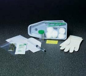 CR Bard Standard Universal Foley Catheter Trays - Universal Foley Tray, Silicone-Coated, Syringe, 16 Fr - 781600S