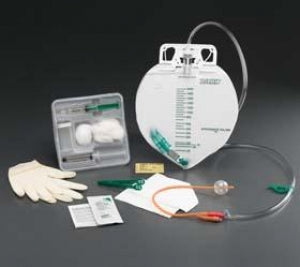 CR Bard LUBRICATH Drainage Bag Foley Trays - Lubricath Foley Catheter Tray with Drainage Bag, Latex, 18Fr, 10 mL - 800062