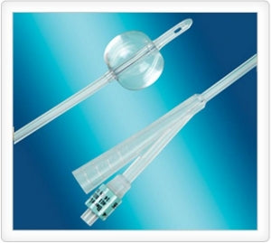 CR Bard Bardia All-Silicone Two-Way Catheters - Bardia All-Silicone Catheter, 5 cc, 18 Fr - 806518