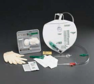 CR Bard LUBRI-SIL Drainage Bag and Foley Catheter Trays - LUBRI-SIL Foley Catheter Tray, Mech Outlet, 16Fr - 908316