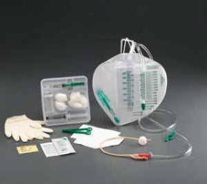 Bard Bardex I. C. Complete Care Urine Meter Foley Catheter Tray - Surestep Lubri-Sil Urine Meter Catheter Tray, 16 Fr, 5 cc Balloon - A307416A