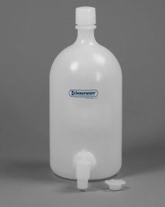 Bel-Art Polyethylene Carboys with Spigot - Bel-Art Polyethylene Carboys with Spigot, 4 Ls (1 Gal.) - F11847-0010