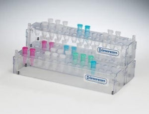 Bel-Art Products Connectable Microcentrifuge Tube Racks - Bel-Art Connecting Microcentrifuge Tube Rack for 0.5 mL Tubes, 24 Places - F18908-0005