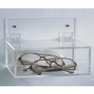 Bel-Art Safety Eyewear Holder with Lid - Safety Eyewear Holder with Lid, Acrylic, 9" x 6" x 3-3/16" - F24877-0000