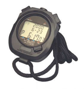 Bel-Art DURAC Digital Stopwatches - H-B DURAC Digital Plastic Stopwatch, 10 Hour with Clock and Calendar - B61700-5200