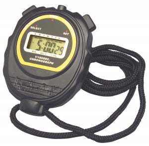 Bel-Art DURAC Digital Stopwatches - H-B DURAC Digital Plastic Stopwatch, 1/100 Second Chronograph with Clock Alarm and Calendar - B61700-5300