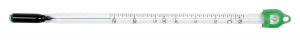 Bel-Art Enviro-Safe Dry Block / Incubator Thermometers - H-B Enviro-Safe Dry Block / Incubator Liquid-In-Glass Thermometer, 24 to 57° C, PFA Coated, 35 mm Immersion, Enviro-Safe Nontoxic Liquid Fill - B60510-0100