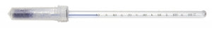 Bel-Art DURAC Plus Dry Block / Incubator Thermometers - H-B DURAC Plus Dry Block / Incubator Liquid-In-Glass Thermometer, 18 to 60° C, PFA Safety Coated, 35 mm Immersion, Organic Liquid Fill - B60701-0100