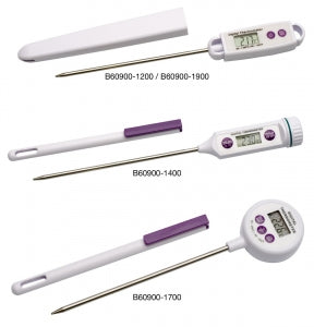 Bel-Art DURAC Plus Ultralow-Temperature Thermometers - H-B DURAC Plus Ultra Low Liquid-In-Glass Thermometer, -100 to 50° C, Total Immersion - B60760-1400