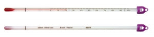 Bel-Art DURAC Dry Block / Incubator Liquid-in-Glass Thermometers - H-B DURAC Dry Block / Incubator Liquid-In-Glass Thermometer, 0 to 100° C, 35 mm Immersion, Organic Liquid Fill - B60810-1300