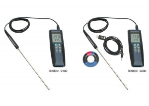 Bel-Art DURAC High-Temp RTD Thermometers - H-B DURAC High Temp Precision RTD Electronic Thermometer / Data Logger, -100 to 400° C (-148 to 752° F), Individual Calibration Report - B60901-0200