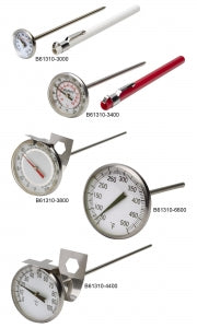 Bel-Art DURAC Bi-Metallic 25 mm Dial Thermometers - H-B DURAC Bi-Metallic Thermometer, 0 to 220° F, 25 mm Dial - B61310-3000