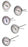 Bel-Art DURAC 1/2" NPT Dial Thermometers - H-B DURAC Bi-Metallic Dial Thermometer, -20 to 120° C (0 to 250° F), 1/2" NPT Threaded Connection, 75 mm Dial - B61310-6700