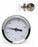 Bel-Art H-B Durac Bimetallic Surface Temperature Thermometers - 64 mm Diameter Spring Mount Bi-Metal Thermometer, 25° to 250°F - B61320-1800