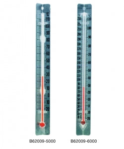 Bel-Art DURAC V-Back Thermometers - H-B DURAC V-Back Liquid-In-Glass Thermometer, -10 to 110° C, Organic Liquid Filled, Pack of 100 - B62009-5000