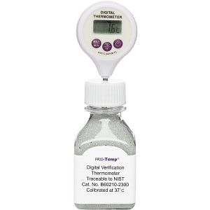 Bel-Art H-B Frio-Temp Incubator-Calibrated Stem Thermometer - H-B Frio-Temp Calibrated Electronic Verification Lollipop Stem Thermometer, 0/70°C (32/158°F), 37°C Incubator Calibration - B60210-2300