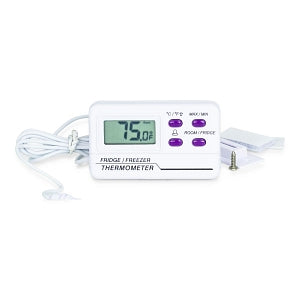 Bel-Art H-B Durac Digital Thermometers with Waterproof Sensors - H-B Durac Calibrated Digital Thermometer with Waterproof Sensor, 39 x 15 mm - B60900-3100