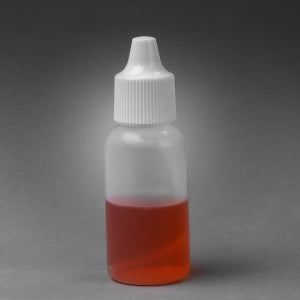 Bel-Art LDPE Indicator Bottles - Bel-Art Polyethylene 15 mL (1/2 oz.) Indicator Bottles, Pack of 12 - F11660-0000