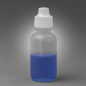 Bel-Art LDPE Indicator Bottles - Bel-Art Polyethylene 30 mL (1 oz.) Indicator Bottles, Pack of 12 - F11661-0000