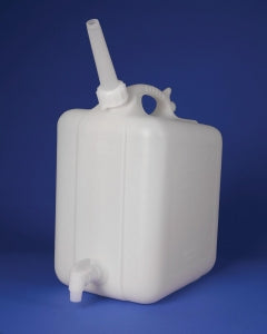 Bel-Art HDPE Jerricans with Spigots - 20 L HDPE Jerrican with Spigot - F11859-0050