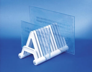 Bel-Art Electrophoresis Gel Plate Plastic Rack - Electrophoresis Gel Plate Rack, Plastic, 8 x 15 x 9" - F13596-0000