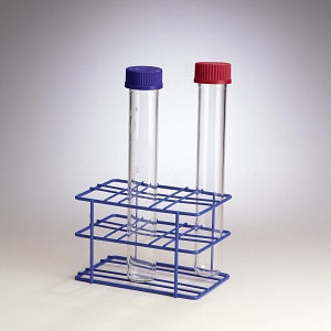 Bel-Art Poxygrid Hybridization Bottle Rack - Poxygrid Hybridization Bottle Rack for 40 mm Dia. Bottles, 6 Places, 5-3/8" x 7-13/16 x 5-1/8" - F16964-0006