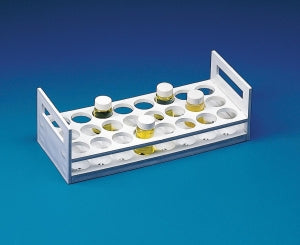 Bel-Art Products Scintillation Vial Rack - Bel-Art Scintillation Vial Rack for 25 to 30 mm Vials, 24 Places - F18512-0000