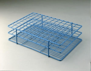 Bel-Art Products Poxygrid Test Tube Racks - Poxygrid Test Tube Rack for 13 to 16 mm Tubes, 96 Places, Blue - F18765-0001