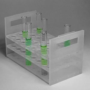 Bel-Art Products Heavy-Duty Test Tube Racks - Bel-Art Heavy Duty Test Tube Rack for 16 to 20 mm Tubes, 32 Places - F18857-0000