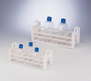 Bel-Art Polypropylene Tissue Culture Flask Racks - 5-Place Rack for 260 mL Tissue Culture Flasks - F18970-0002