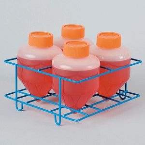 Bel-Art Products Poxygrid Centrifuge Tube Rack - Bel-Art Poxygrid Centrifuge Tube Rack for 500 mL Tubes, 4 Places - F19856-0500