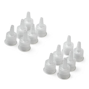 Bel-Art Drying Tubes with Tube Fittings - Replacement Polypropylene Tube Fittings for 1/4 to 3/8" Inner Dia. Tubes, Pack of 12 - F19965-0000