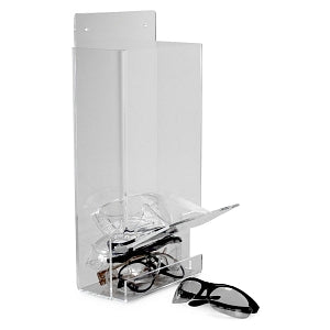 Bel-Art Acrylic Safety Eyewear Dispenser - Bel-Art Safety Eyewear Dispenser, Acrylic, 8 x 4 x 19" - F24876-0000