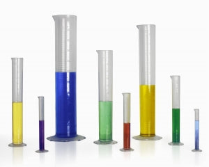 Bel-Art Clear Graduated Cylinders - 10 mL Clear TPX Graduated Cylinder, 0.1-mL Graduation - F28690-0000