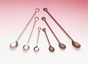 Bel-Art PTFE-Coated Stainless Steel Double-Ended Spoons - 0.5 mL / 2 mL Double-Ended Stainless Steel Spoon - F36730-0015