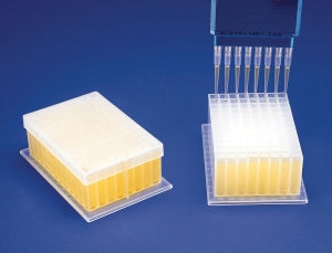 Bel-Art Products Bel-Art Deep Well Plates for Multi-Channel Pipetting - Bel-Art Deep-Well Plate, 96 Places, 2 mL, Plastic, 5 x 3-3/8" x 1-5/8", Pack of 24 - F37860-0000