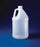 Bel-Art Jug-Style Bottle with Handle - Jug-Style 4 L (1 Gal.) Polyethylene Bottles with Handle, 38 mm Closure, Pack of 12 - H10614-0001