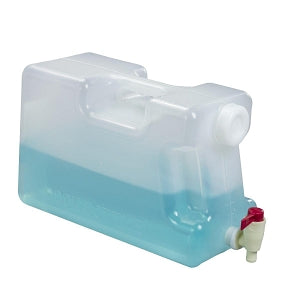 Bel-Art Book Bottles with Spigot - Polypropylene Book Bottle with Spigot, 10 Ls (2.5 Gal.), 6-1/2" x 9-1/2" x 14-3/4" - H11862-0010