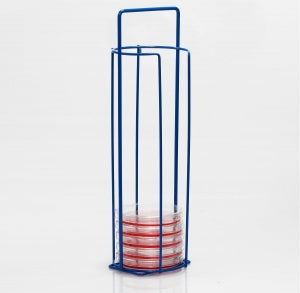 Bel-Art Poxygrid 100 mm Petri Dish Carrying Racks - Poxygrid 100 mm Petri Dish Carrying Rack with 15 Places - H18978-0000