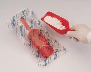 Bel-Art Sterileware Red Polystyrene Sampling Scoops - Bel-Art Sterileware Sterile Sampling Scoop, 60 mL (2 oz.), Red, Plastic, Individually Wrapped, Pack of 10 - H36902-2010