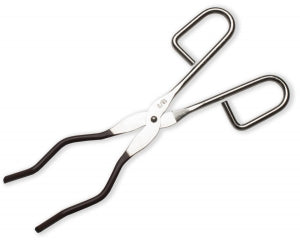 Bel-Art 9" Stainless Steel Tongs with PTFE-Coated Tips - Bel-Art Stainless Steel Tongs, 9", PTFE FEP - H37945-0000