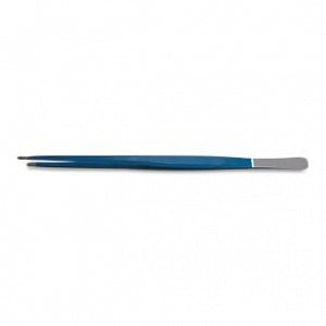 Br Surgical LLC LEEP Blue-Coated Tissue Forceps - Blue Coated Tissue Forceps, Stainless Steel, 10", 1x2 Teeth - BR71-12625C