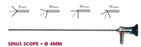 BR Surgical LLC Autoclavable Sinus Scopes - Autoclavable Sinus Scope, 0°, 4 mm Diameter, 175 mm - BR946-4000-175
