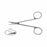 BR Surgical Iris Supercut Scissors - SCISSOR, IRIS, CURVED, ROUND SHANK, 41/2" - BR08-34111