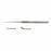 BR Surgical Buck Ear Curettes - Buck Ear Curette, Angled, Blunt, Size 00, 6-1/2" - BR44-11900