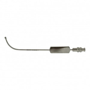 BR Surgical Von Eicken Suction Cannulas - Long Curve Suction Tube, 53/4", 2.5 mm - BR46-34250