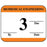 Label Synthetic Permanent Biomedical Engineering 1" 1/4" X 1 White With Orange 1000 Per Roll